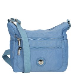 Enrico Benetti Suzie crossbody taske lysebl� set forfra