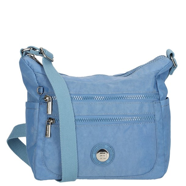 Enrico Benetti Suzie crossbody taske lysebl� set forfra