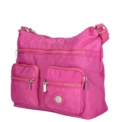 Enrico Benetti Suzie Skuldertaske Fuchsia Nylon