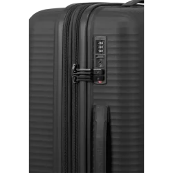 Travelite Air Stripe Mellem Kuffert m/ekspantion Sort