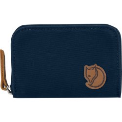 Fj�llr�ven Zip Card Holder i navy set forfra med logo