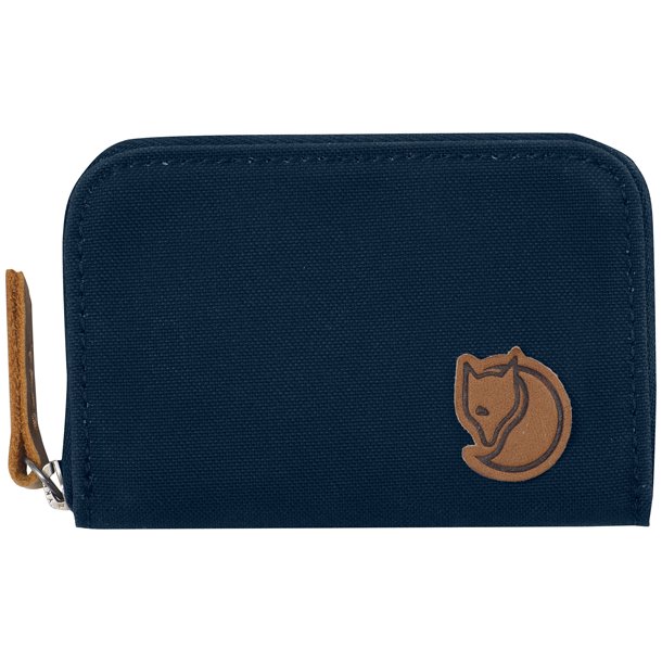 Fj�llr�ven Zip Card Holder i navy set forfra med logo