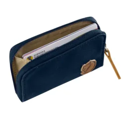 Fj�llr�ven Zip Card Holder i navy �ben med plads til kort