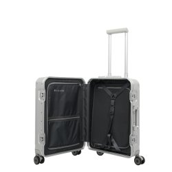 Travelite Next aluminiums kabinetrolley 55cm Silver 079847-56