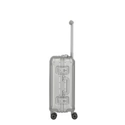 Travelite Next aluminiums kabinetrolley 55cm Silver 079847-56