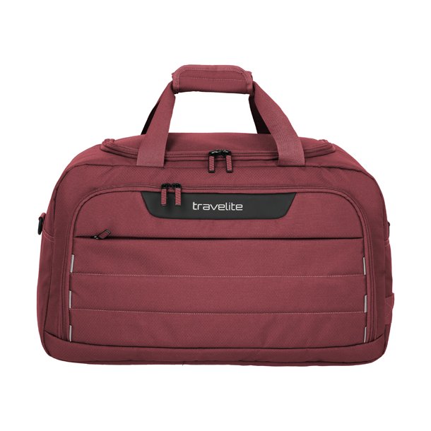 Travelite SKAII Weekender bordeaux set forfra