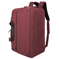 Travelite SKAII Weekender anvendt som rygs�k i bordeaux