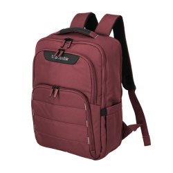 Travelite SKAII rygs�k bordeaux set skr�t forfra