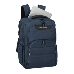 Travelite SKAII rygs�k navy med laptop i separat rum