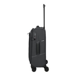 Travelite SKAII Trolley S anthracite set fra siden med TSA-l�s