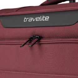 Travelite SKAII Trolley S bordeaux med Travelite logo og frontlynl�s