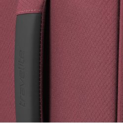 Travelite SKAII Trolley S bordeaux med Travelite detalje i siden