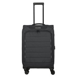 Travelite SKAII Trolley M anthracite set forfra med stor forlomme