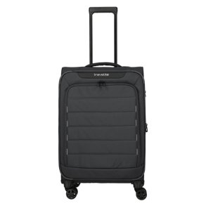 Travelite SKAII Trolley M anthracite set forfra med stor forlomme