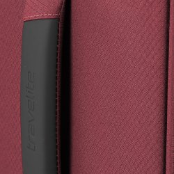 Travelite SKAII Trolley M bordeaux med Travelite detalje i siden