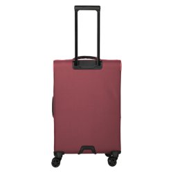 Travelite SKAII Trolley M bordeaux set bagfra med teleskoph�ndtag