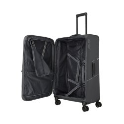 Travelite SKAII Trolley L anthracite med �bent indvendigt skjorterum