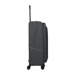 Travelite SKAII Trolley L anthracite set fra siden med ekspansionsfunktion