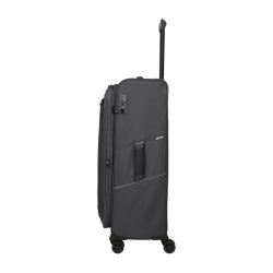 Travelite SKAII Trolley L anthracite set fra siden med TSA-l�s og b�reh�ndtag