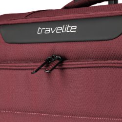 Travelite SKAII Trolley L bordeaux med Travelite logo og frontlynl�s