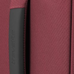 Travelite SKAII Trolley L bordeaux med Travelite designdetalje