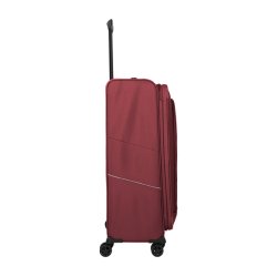 Travelite SKAII Trolley L bordeaux set fra siden med ekspansionsfunktion