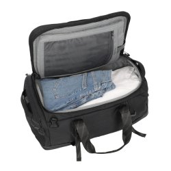 Travelite Venture Line M sort pakket med t�j i hovedrummet