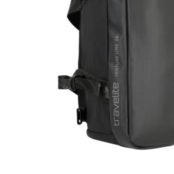 Travelite Venture Line S sort med forst�rket bund og sidedetalje