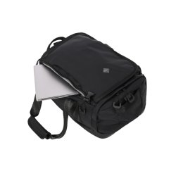 Travelite Venture Line S sort med separat polstret laptoprum