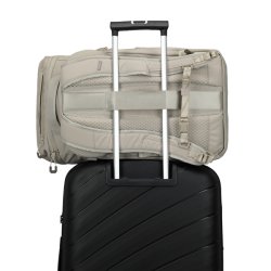 Travelite Venture Line XL sand rygs�k fastgjort p� trolleykuffert