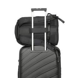 Travelite Venture Line M sort fastgjort p� teleskoph�ndtag p� kuffert