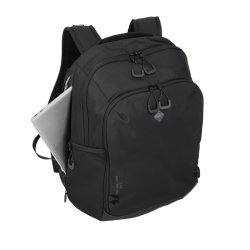 Travelite Venture Line M sort med b�rbar computer placeret i siden