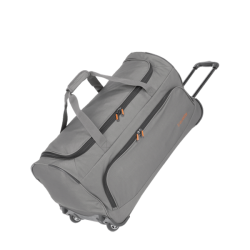 Travelite Basics trolley taske i skr� vinkel med udtrukket h�ndtag