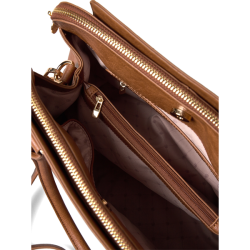 Rosemunde H�ndtaske Lysebrun