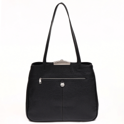 ADAX Alberta Cormorano Skuldertaske Sort 