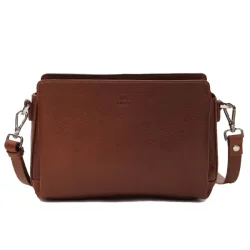 Adax Cormorano Skuldertaske Dea Walnut