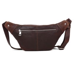 Adax Catania b�ltetaske dark brown med lynl�slommer