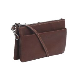 ADAX Silja Combi Clutch Coffee