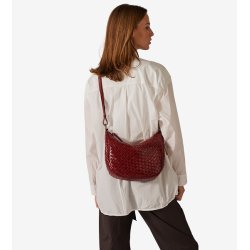 ADAX Marlin Salerno Flettet Skuldertaske Amaretto