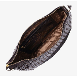 ADAX Marlin Flettet Skuldertaske Dark Brown 293926