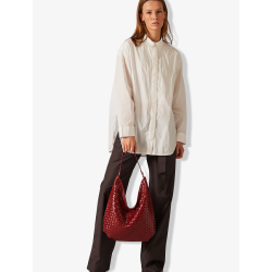 ADAX Mindy Salerno Flettet Skuldertaske Amaretto 294026