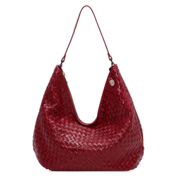 ADAX Mindy Salerno Flettet Skuldertaske Amaretto 294026