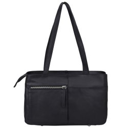 ADAX Natalka Skuldertaske Sort