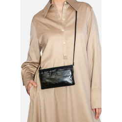 Adax Nellie clutch sort l�der med rem