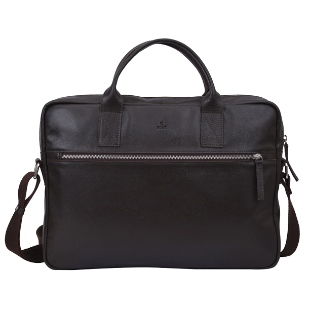 ADAX Tobias Arbejdstaske 15" Mrkebrun