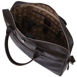 ADAX Tobias Arbejdstaske 15" M�rkebrun