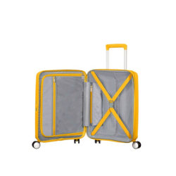 American Tourister Soundbox Kabinekuffert Spinner 55cm Golden Yellow