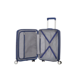 American Tourister Soundbox Kabinekuffert Spinner 55cm Midnight Navy