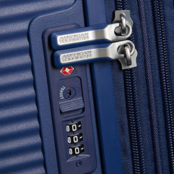 American Tourister Soundbox Kabinekuffert Spinner 55cm Midnight Navy