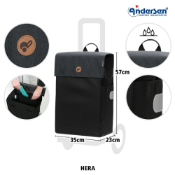 Andersen Scala Indkbsvogn Sort